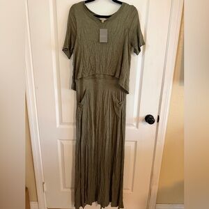 eva franco one shoulder pleated dress One-Shoulder Pleated Dress